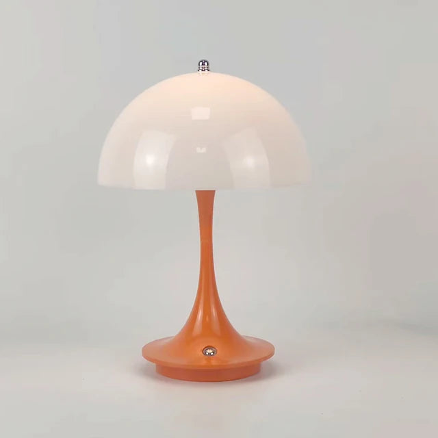 Cordless Mushroom Table Lamp | Rechargeable Portable Lighting