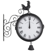Double Sided Wall Clock | Two Way Viewing