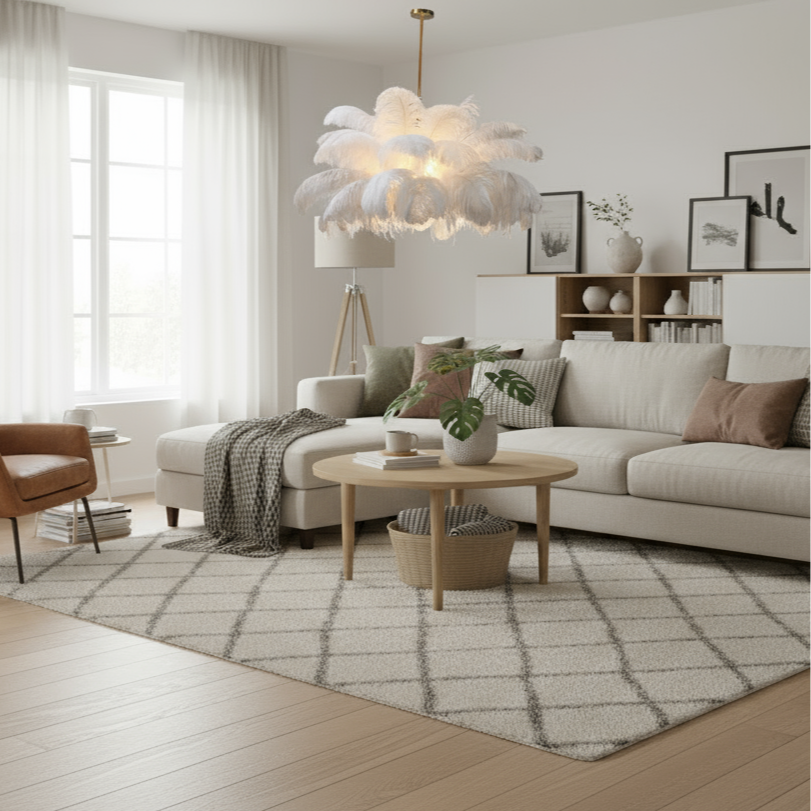 Statement Chandelier | Soft Ambient Ceiling Light