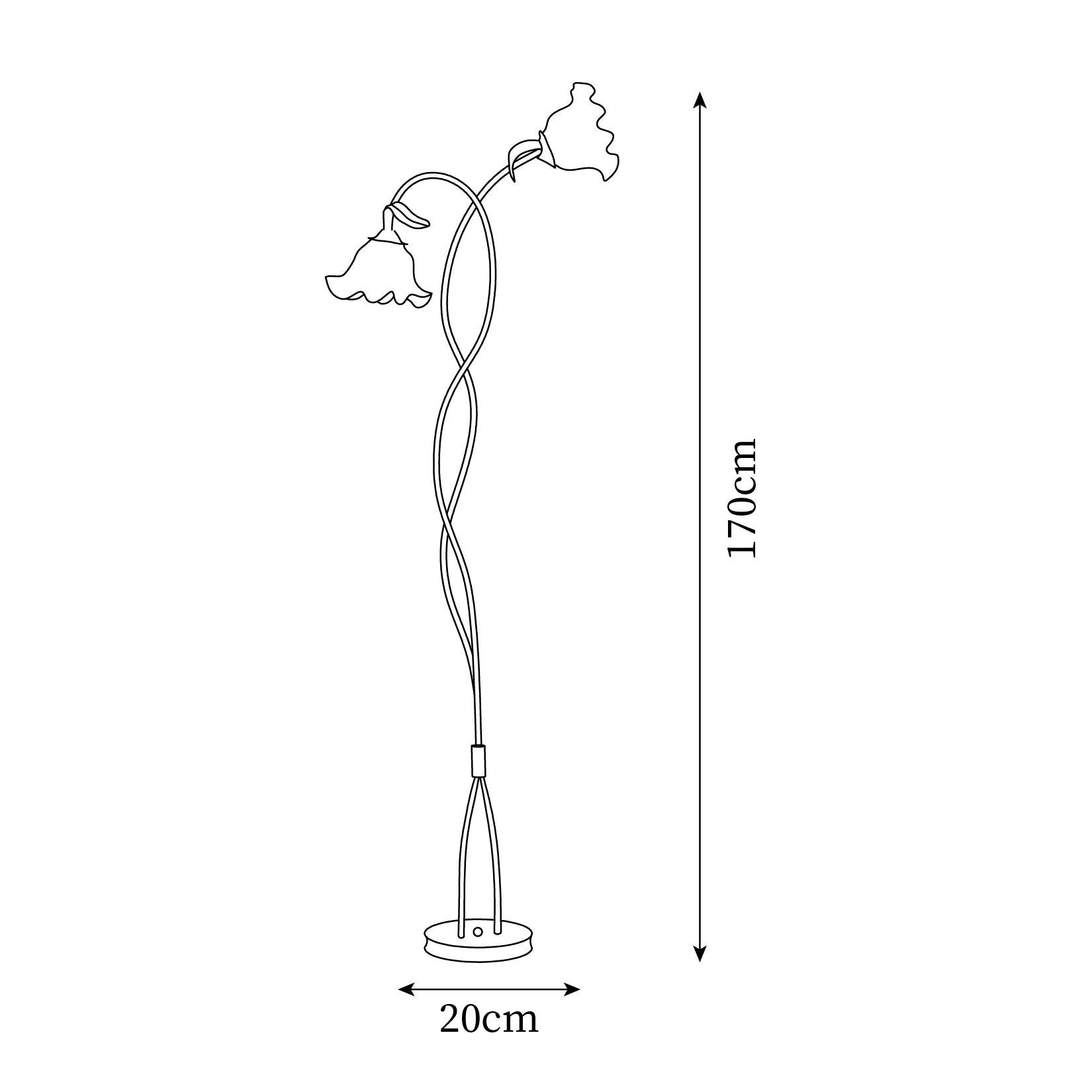 Floral Floor Lamp | Decorative Ambient Lighting For Living Room Bedroom