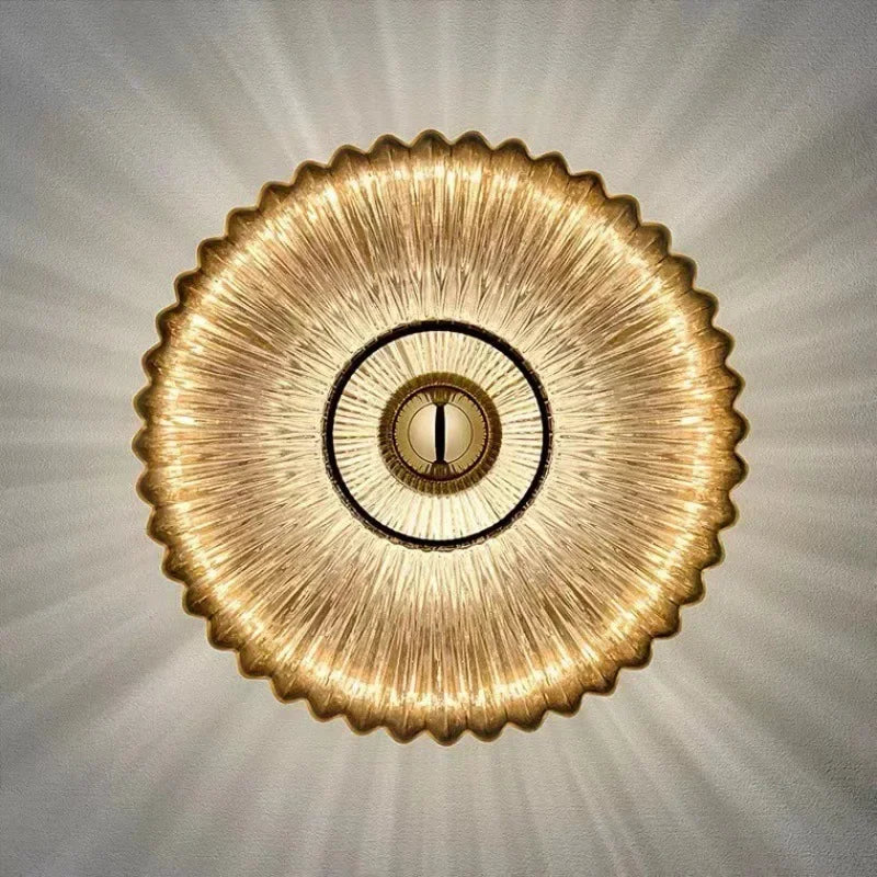 Round Wall Light | Decorative Halo Effect