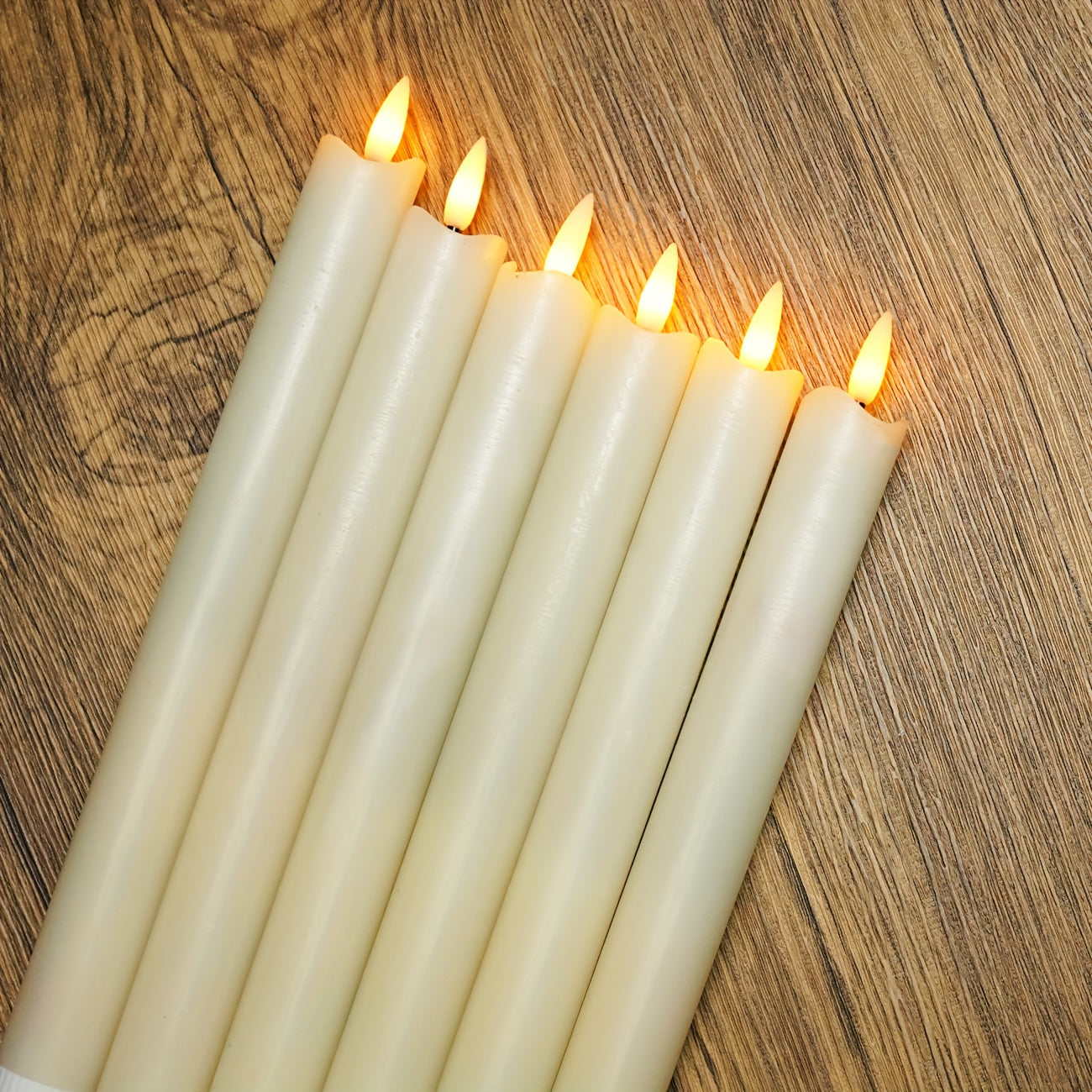 Remote Control Taper Candles | Flameless Flickering With Timer