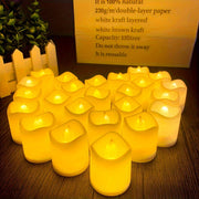 Flameless Tealight Candles | Battery Powered Flickering Lights