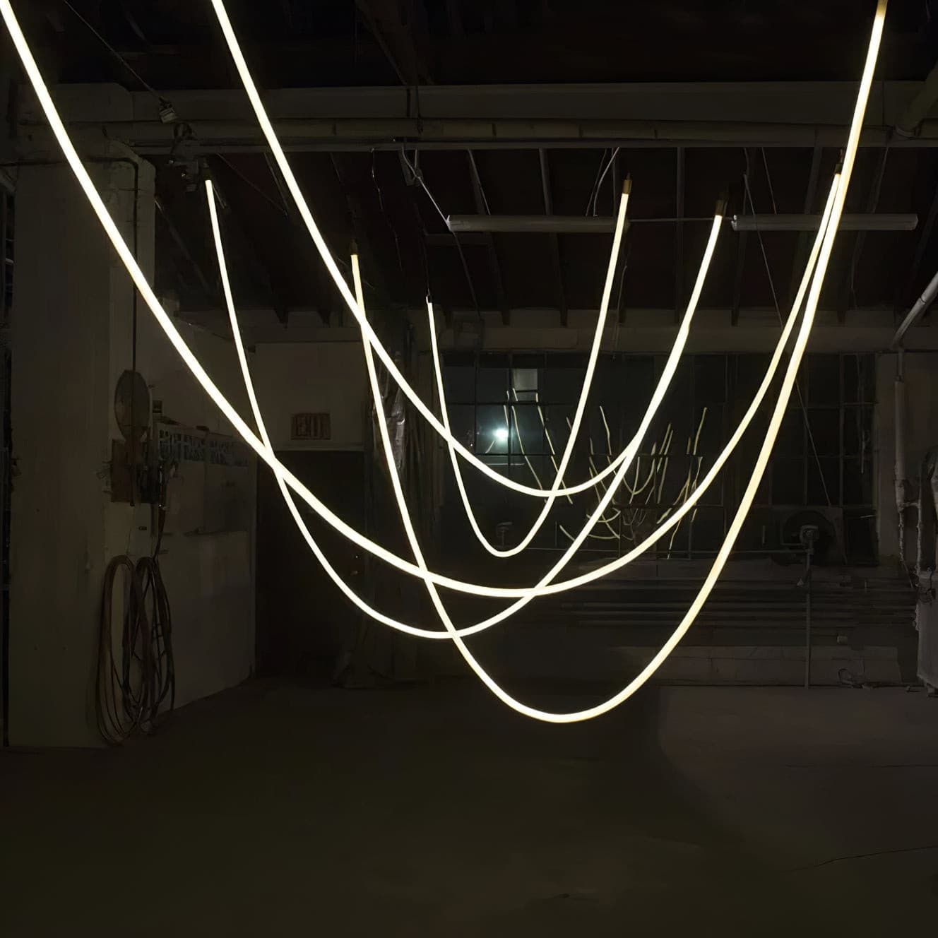 Flexible Rope Pendant Light | Customisable Hanging Design