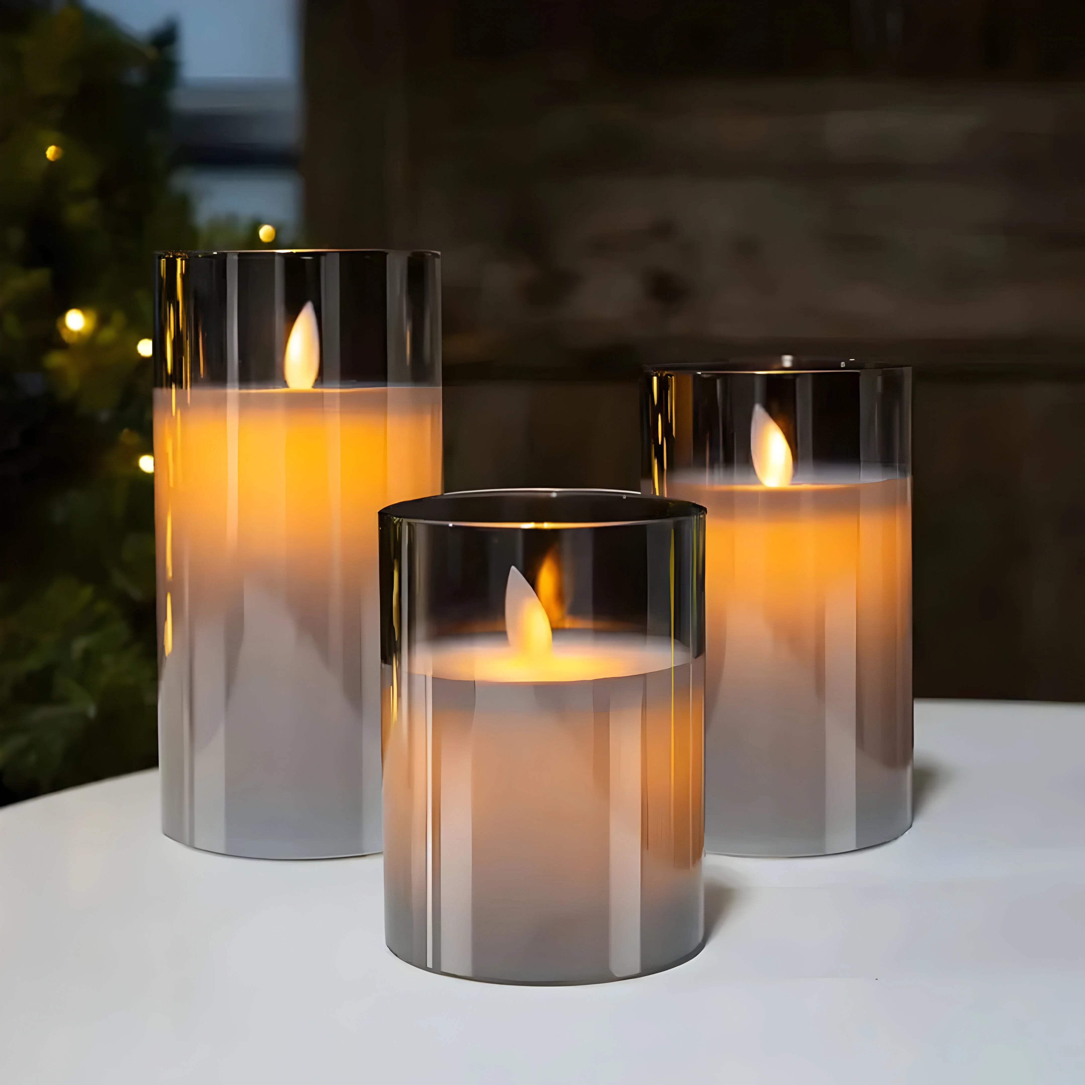 Flameless Candles with Moving Flame | Battery Operated