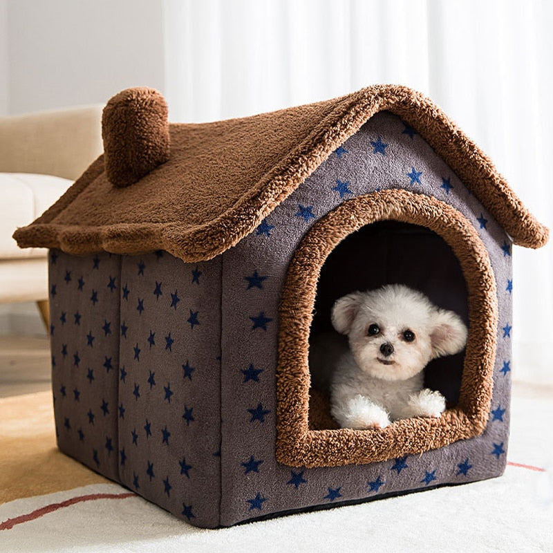 Pet House Bed | Cosy Indoor Den For Small Dogs And Cats