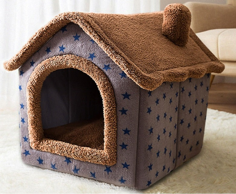 Pet House Bed | Cosy Indoor Den For Small Dogs And Cats