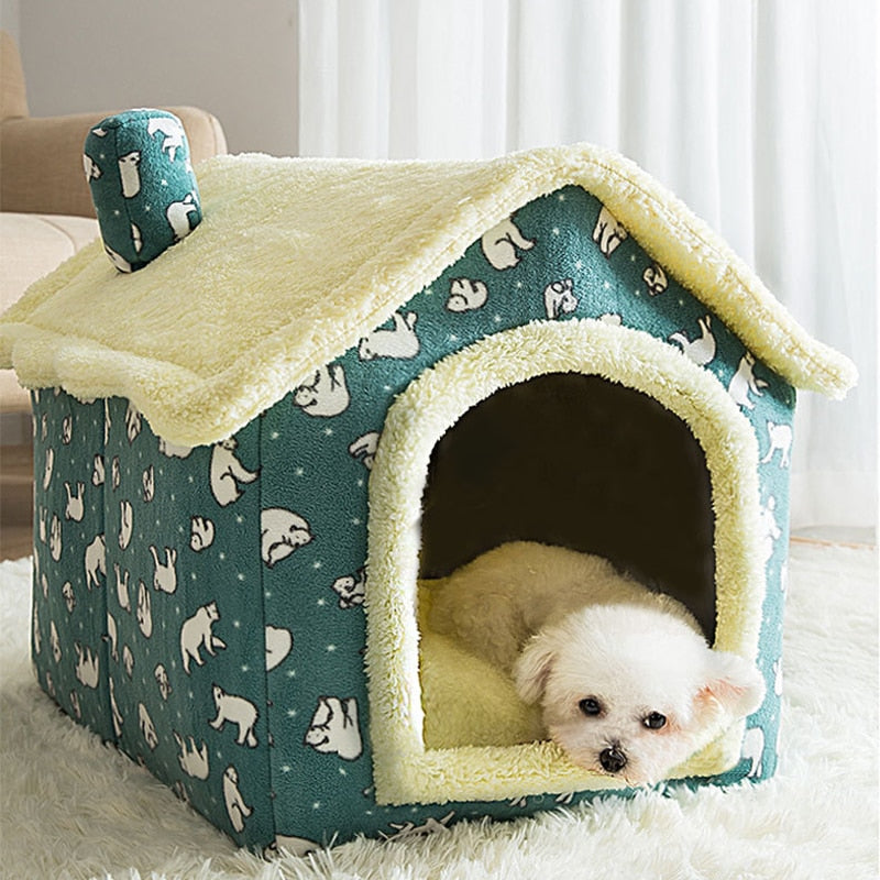 Pet House Bed | Cosy Indoor Den For Small Dogs And Cats