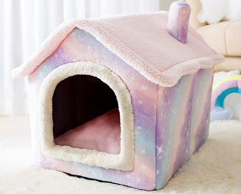Pet House Bed | Cosy Indoor Den For Small Dogs And Cats
