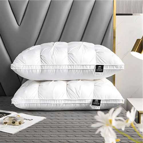 Bed Pillow With Neck Support Hotel Standard 48 x 74 cm