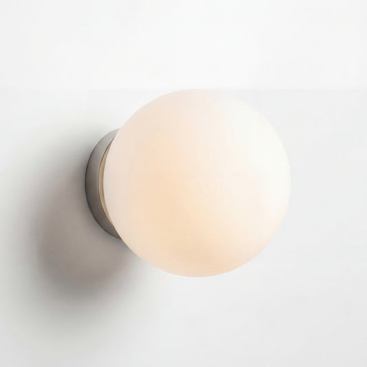 Globe Wall Light | Modern LED Round Sconce for Bathroom & Hallway