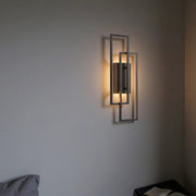 Geometric LED Wall Light | Dimmable Modern Indoor Sconce