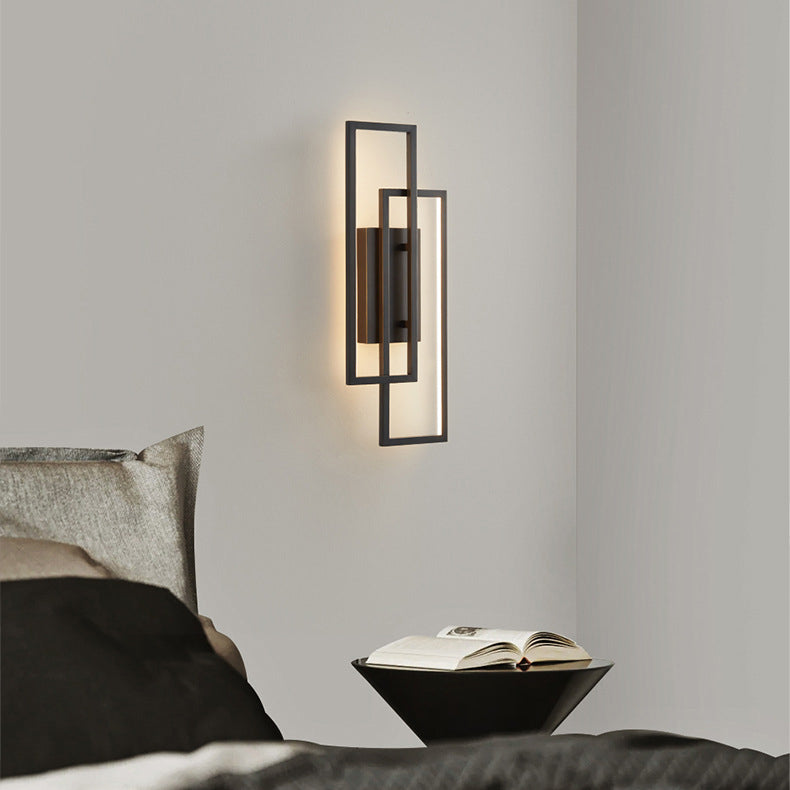 Geometric LED Wall Light | Dimmable Modern Indoor Sconce
