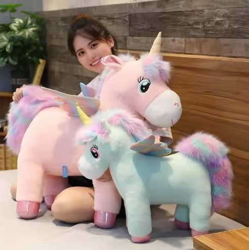 Unicorn Plush Toy | Large Soft Cuddly Stuffed Animal For Kids