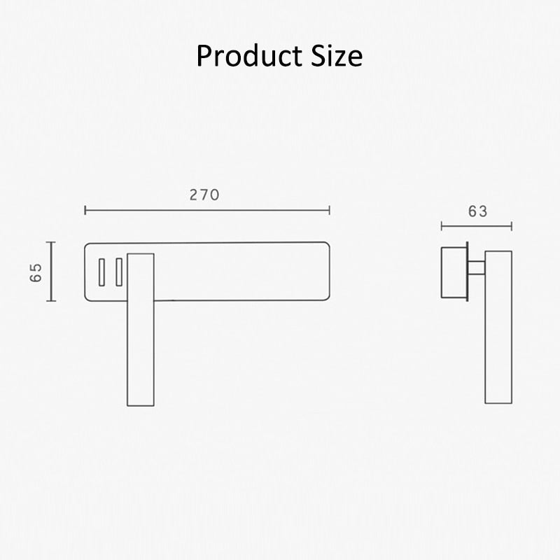 Wall LED Adjustable Reading Light | Modern Bedside Lamp