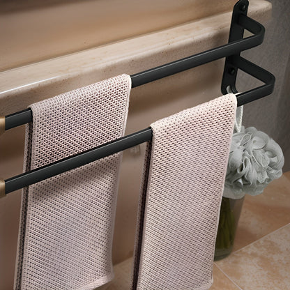 Bathroom Towel Rail Wall | Mounted Double or Triple Bar Space Saving Rack