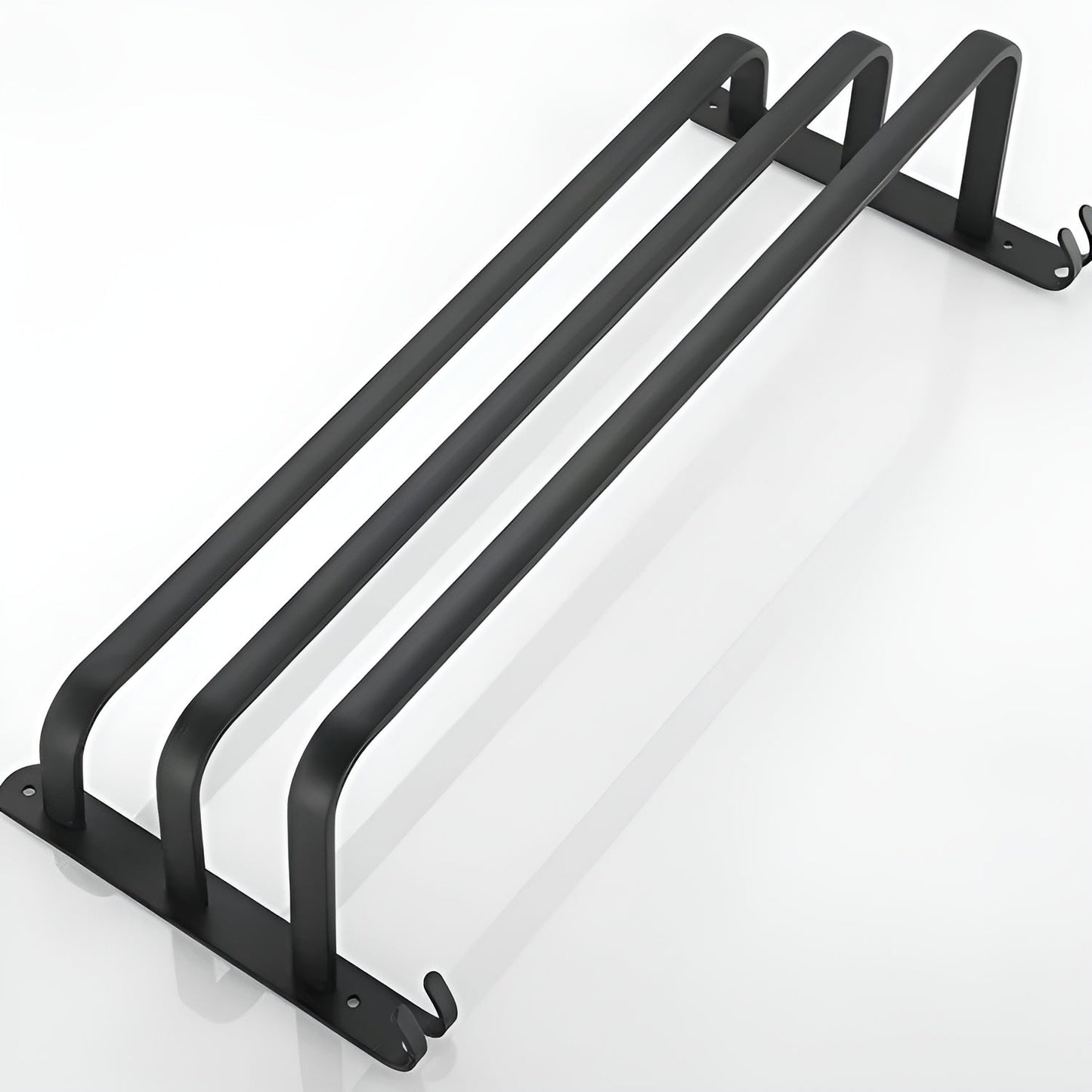 Bathroom Towel Rail Wall | Mounted Double or Triple Bar Space Saving Rack