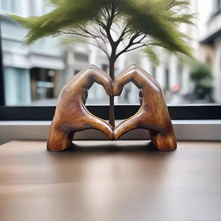 Heart Hands Ornament | Symbol Of Love Home Decor Gift