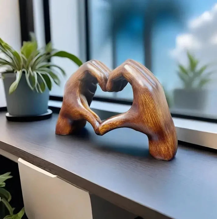 Heart Hands Ornament | Symbol Of Love Home Decor Gift