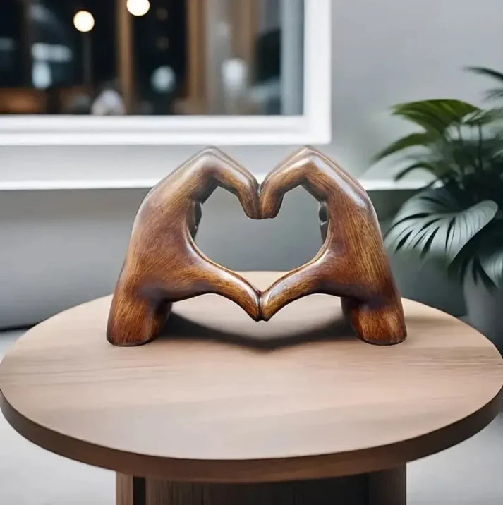 Heart Hands Ornament | Symbol Of Love Home Decor Gift
