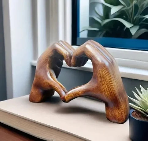 Heart Hands Ornament | Symbol Of Love Home Decor Gift