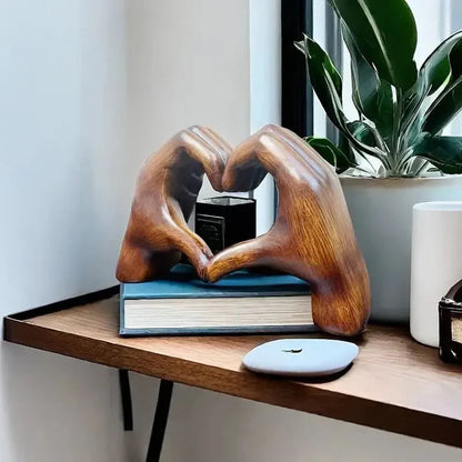 Heart Hands Ornament | Symbol Of Love Home Decor Gift