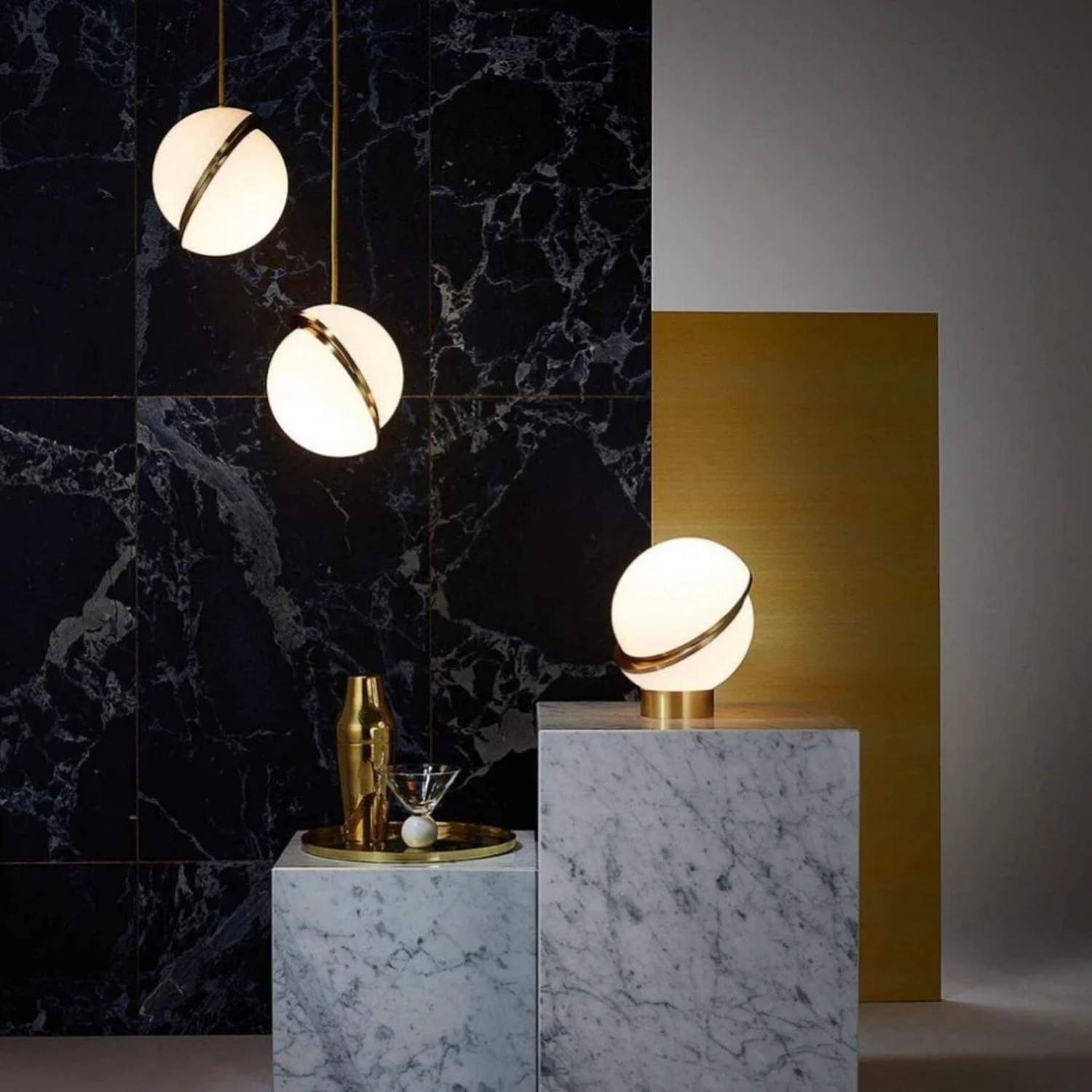 Modern Globe Pendant Light | Ambient Lighting for Living Room & Dining Bedroom