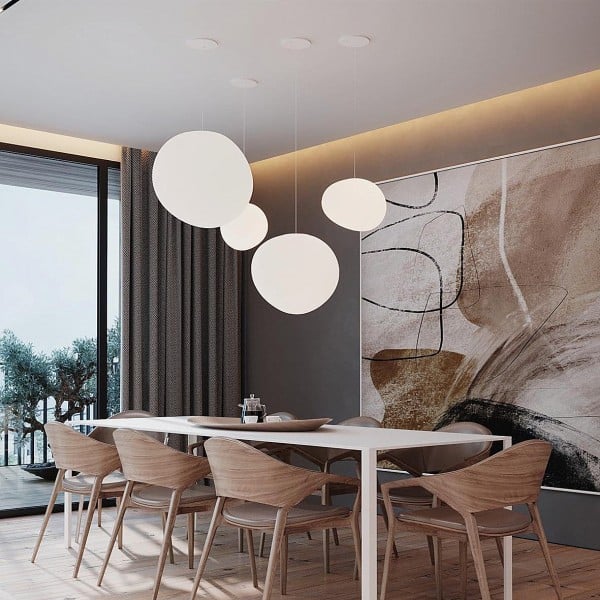 Globe Pendant Light | Minimalist E27 For Living Room Dining Bedroom