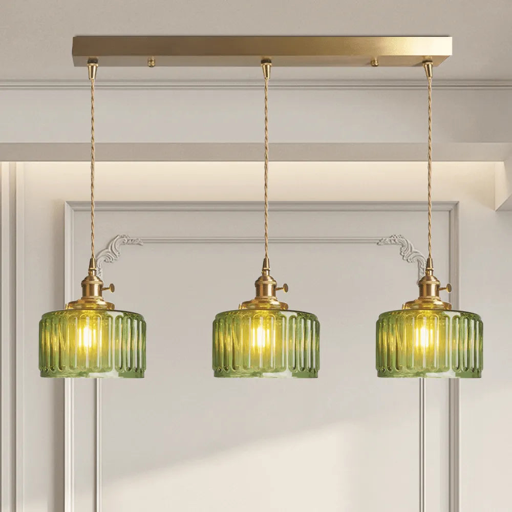 Cylinder Pendant Light | Dining Table and Kitchen Island Lighting
