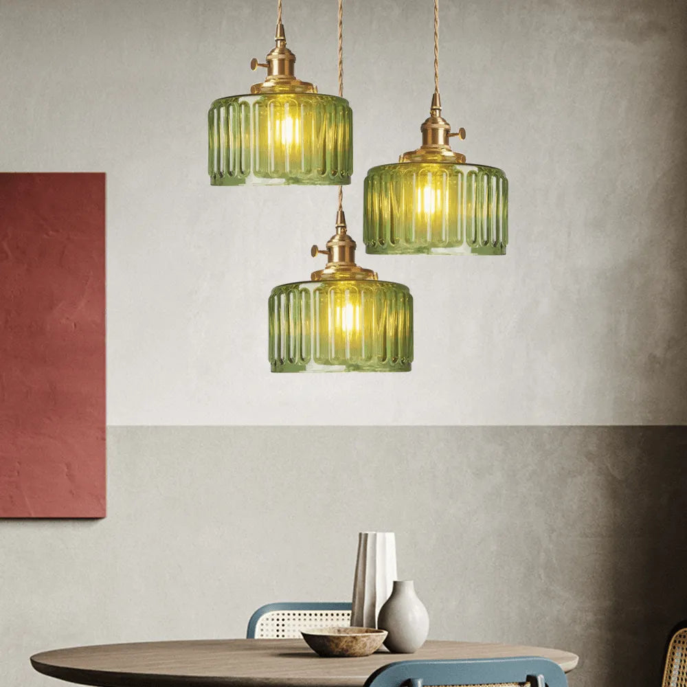 Cylinder Pendant Light | Dining Table and Kitchen Island Lighting