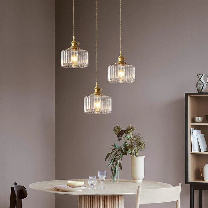Cylinder Pendant Light | Dining Table and Kitchen Island Lighting