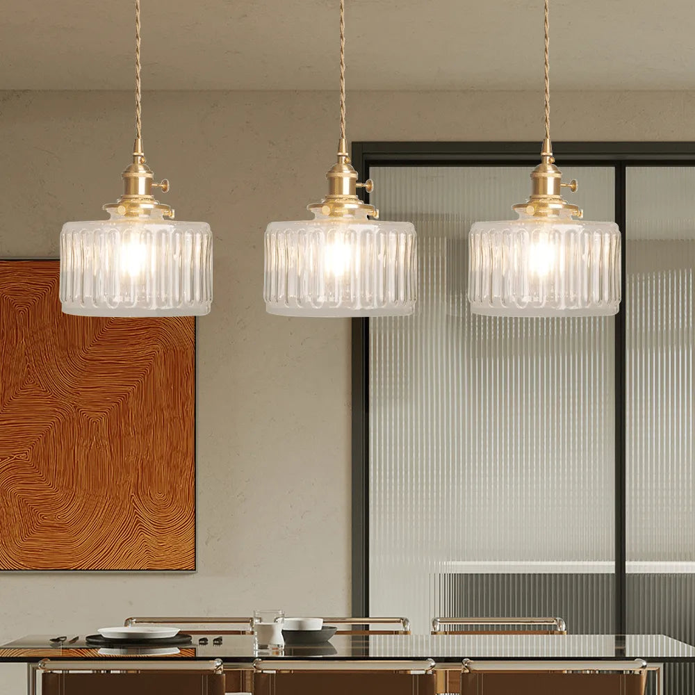 Cylinder Pendant Light | Dining Table and Kitchen Island Lighting