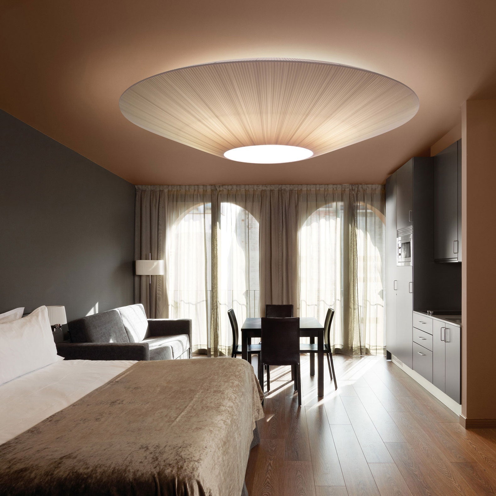 Oversized Ceiling Light | Soft Ambient Lighting