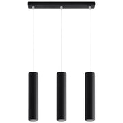 Cylinder Pendant Light | 3 Light Adjustable GU10 Pendant For Kitchen Island And Dining