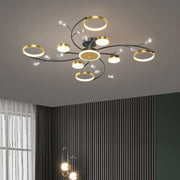 Modern LED Ceiling Light | Dimmable Remote Living Room Bedroom Dining