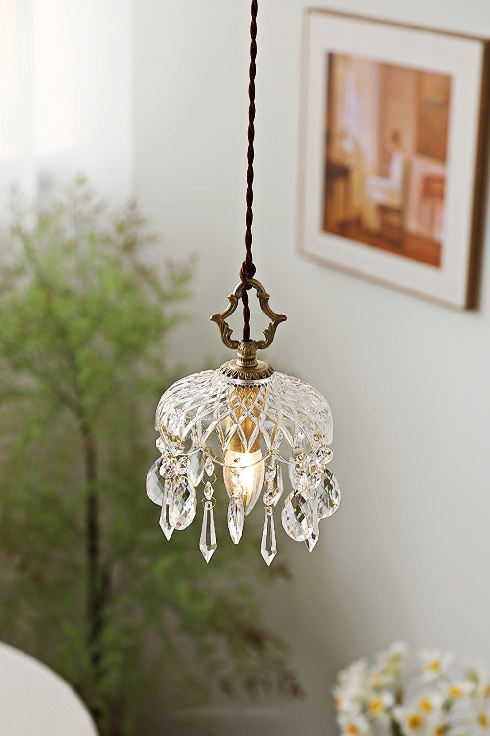 Vintage Chandelier Pendant Light | Dining Table Kitchen Hallway