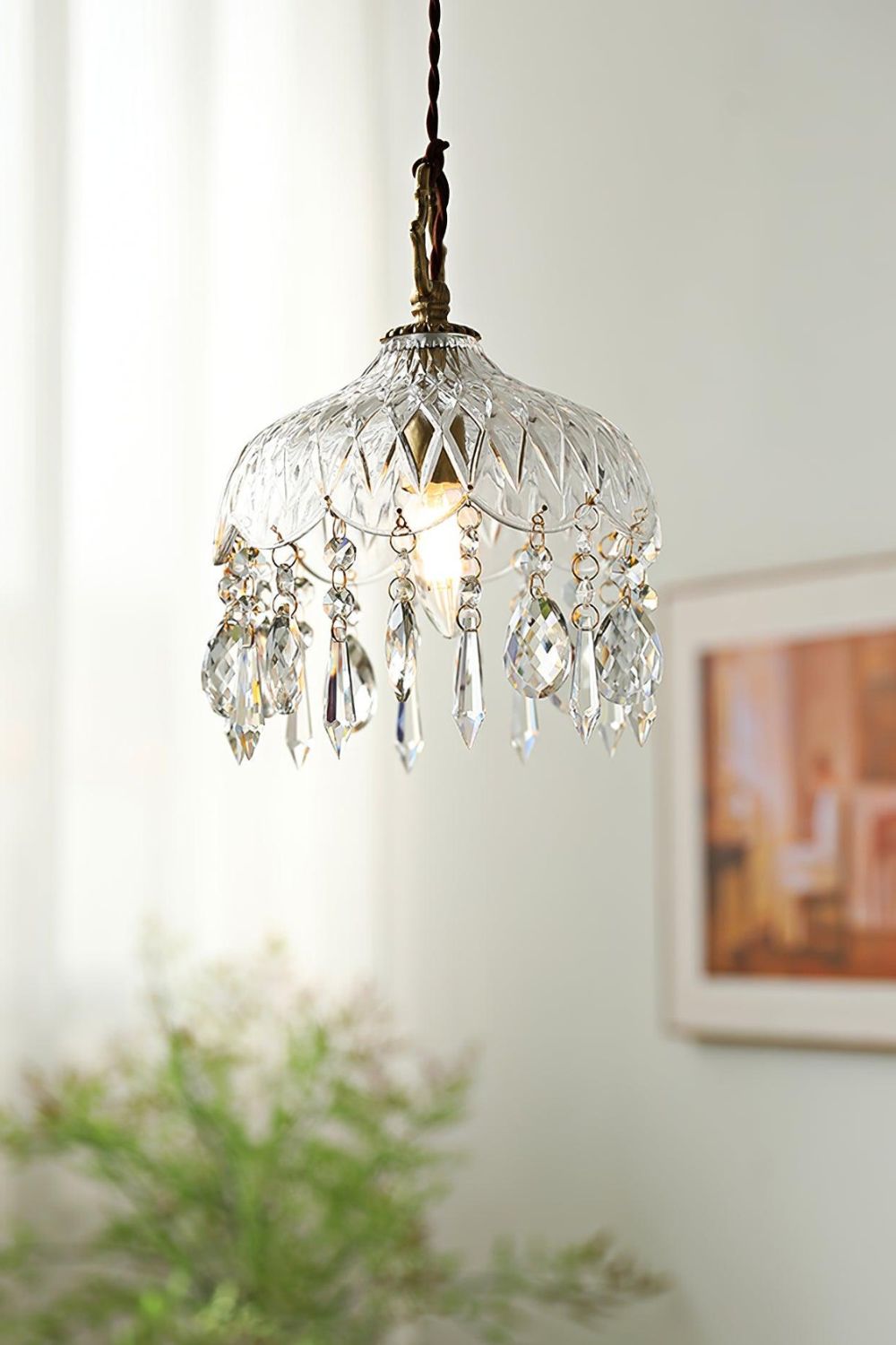 Vintage Chandelier Pendant Light | Dining Table Kitchen Hallway