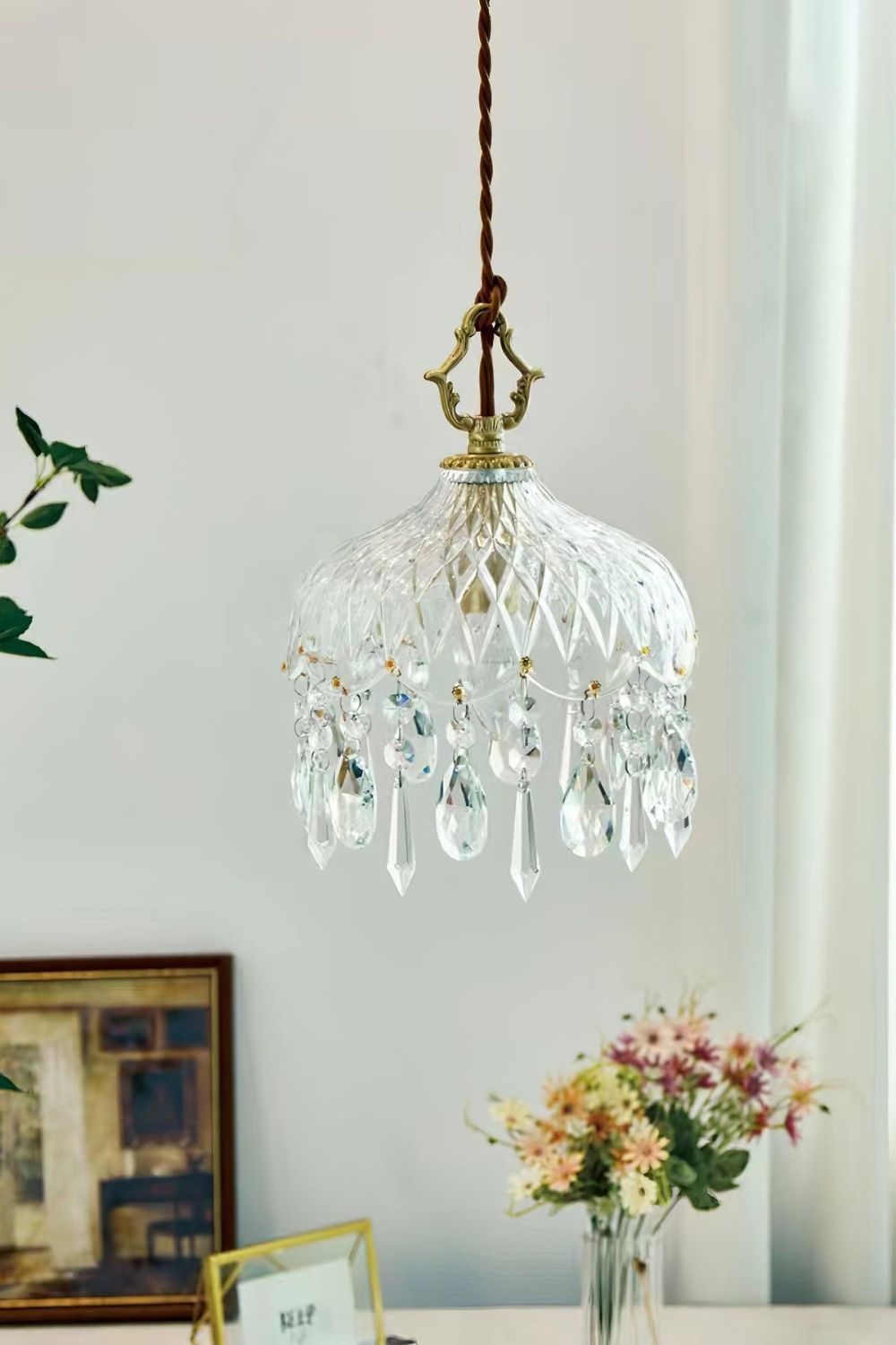 Vintage Chandelier Pendant Light | Dining Table Kitchen Hallway