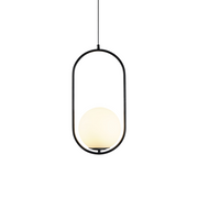 Circle Frame Globe Pendant Light | Living Room & Dining Room Lighting