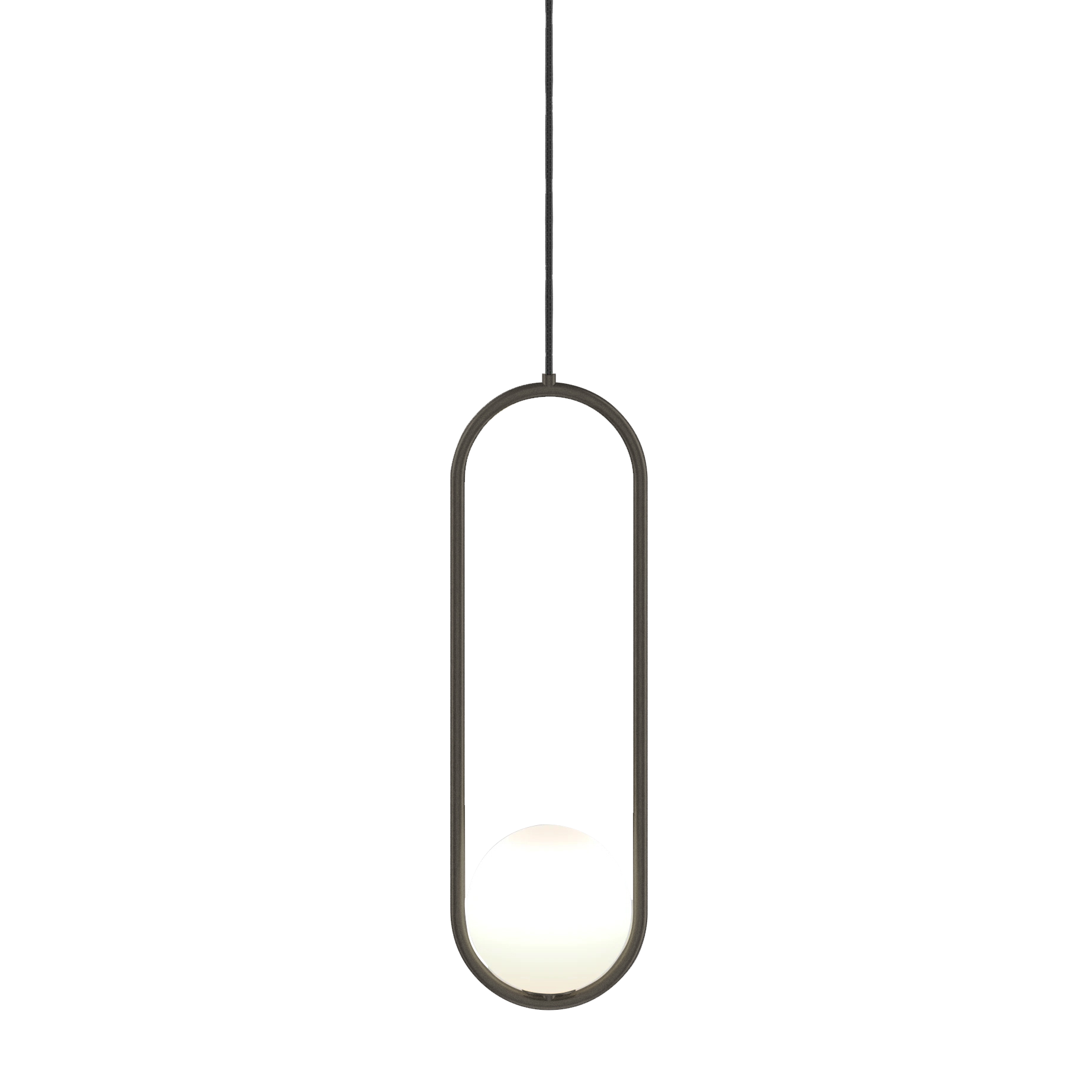 Circle Frame Globe Pendant Light | Living Room & Dining Room Lighting