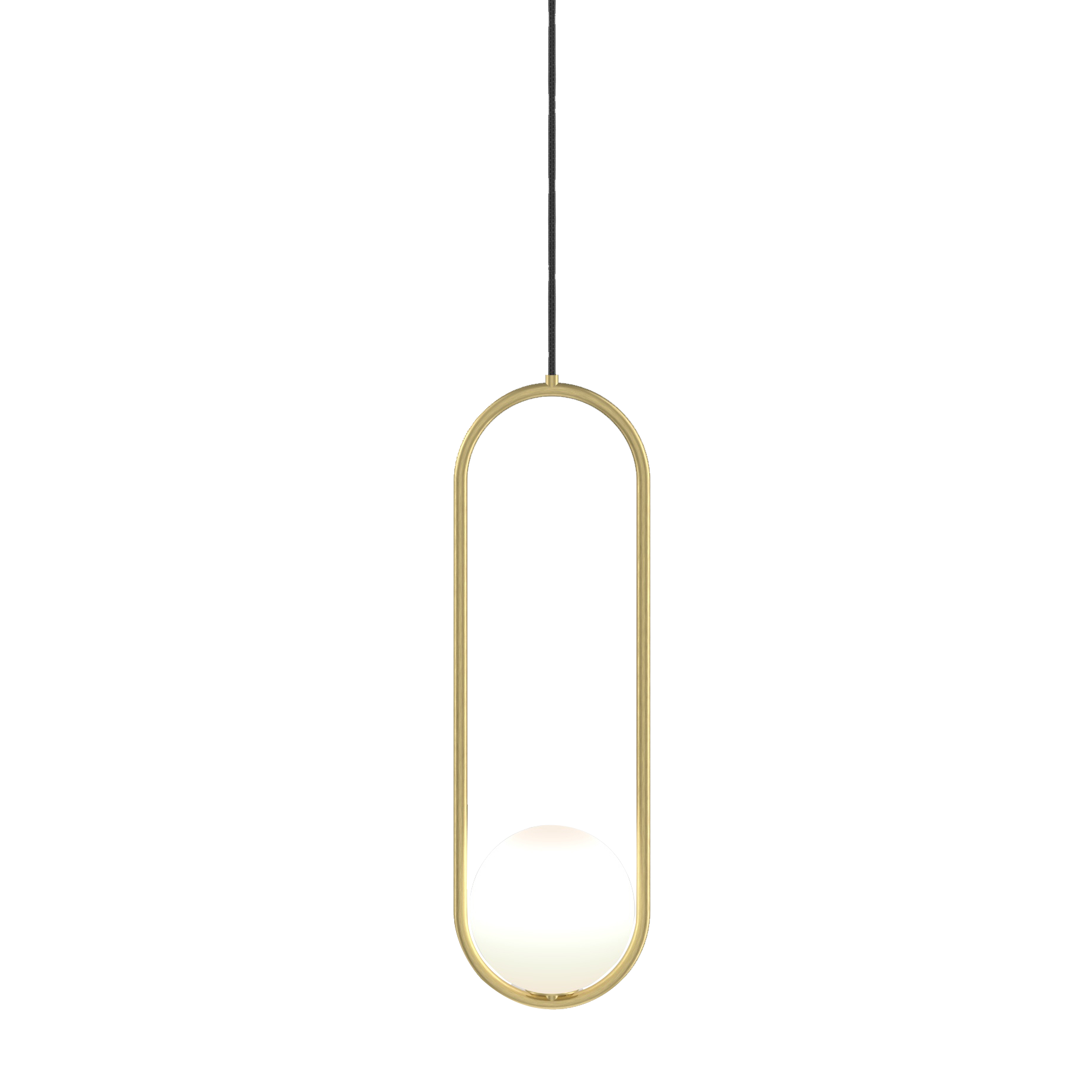 Circle Frame Globe Pendant Light | Living Room & Dining Room Lighting