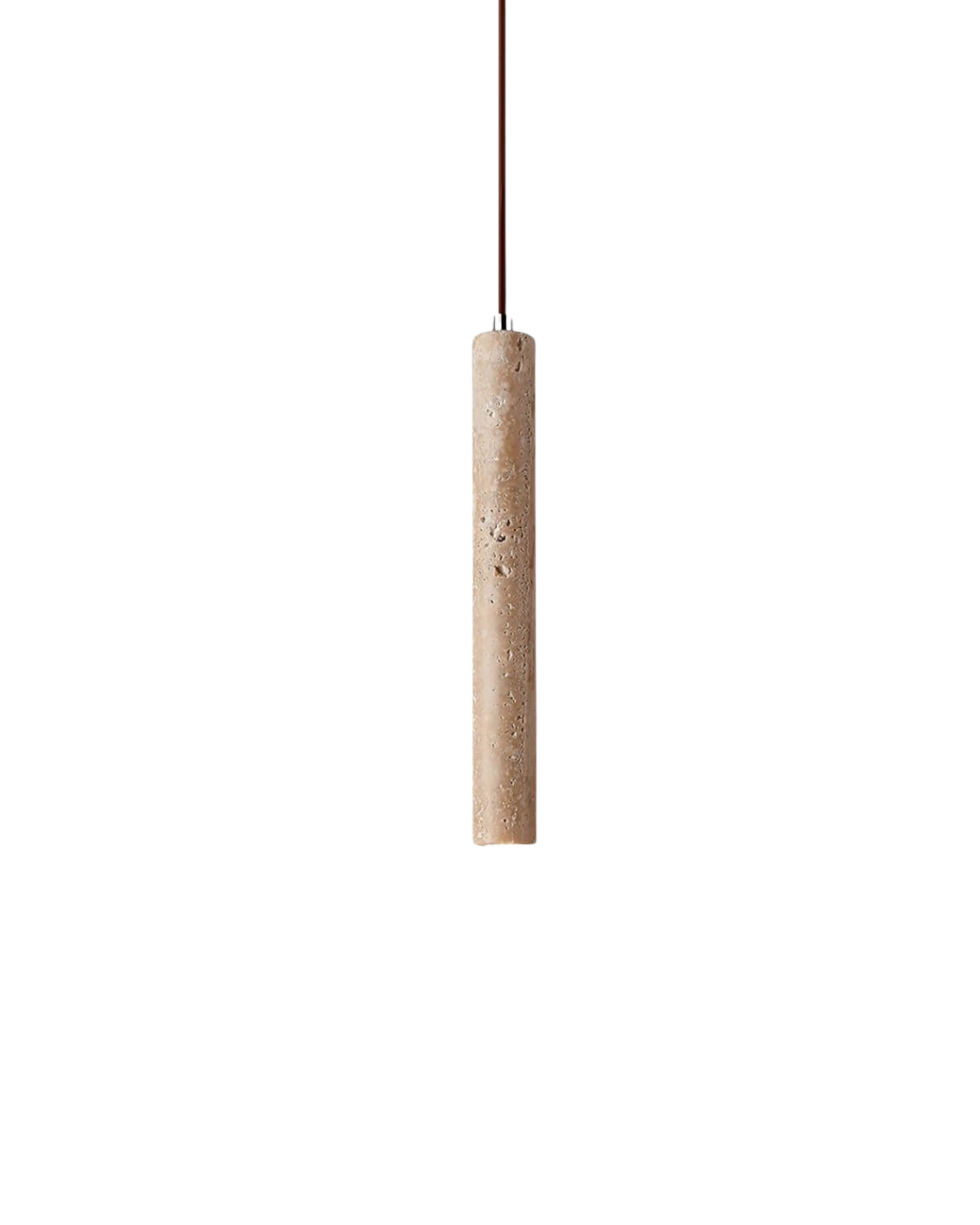 Japandi Cylinder Pendant Light | Slim Tube Hanging Lamp