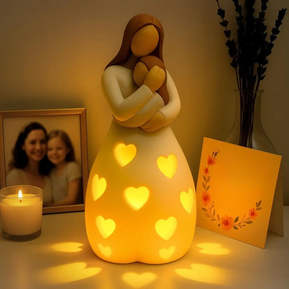 Mother And Child Table Lamp | Warm Ambient Night Light