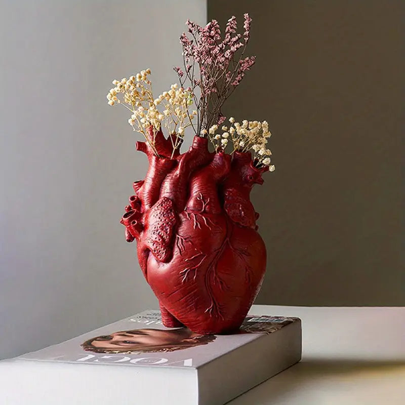 Heart Shaped Vase | Decorative Flower Holder