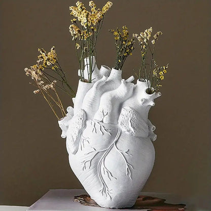 Heart Shaped Vase | Decorative Flower Holder