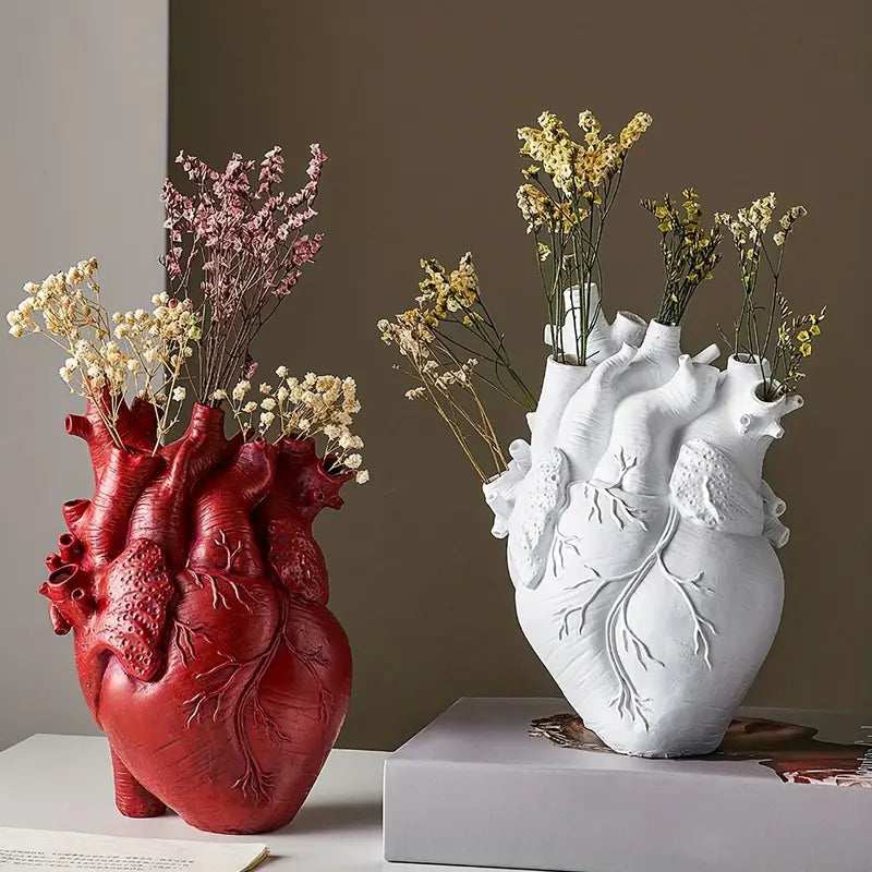Heart Shaped Vase | Decorative Flower Holder