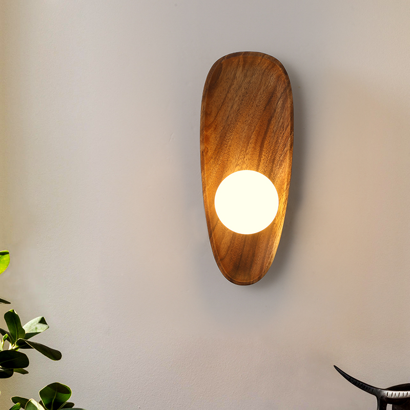Japandi Wall Light | Warm Ambient Glow For Living Room Bedroom Hallway