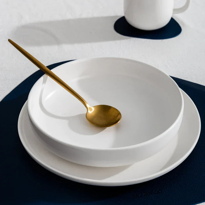 Modern Flatware Set | Sleek Metal Tableware Utensils