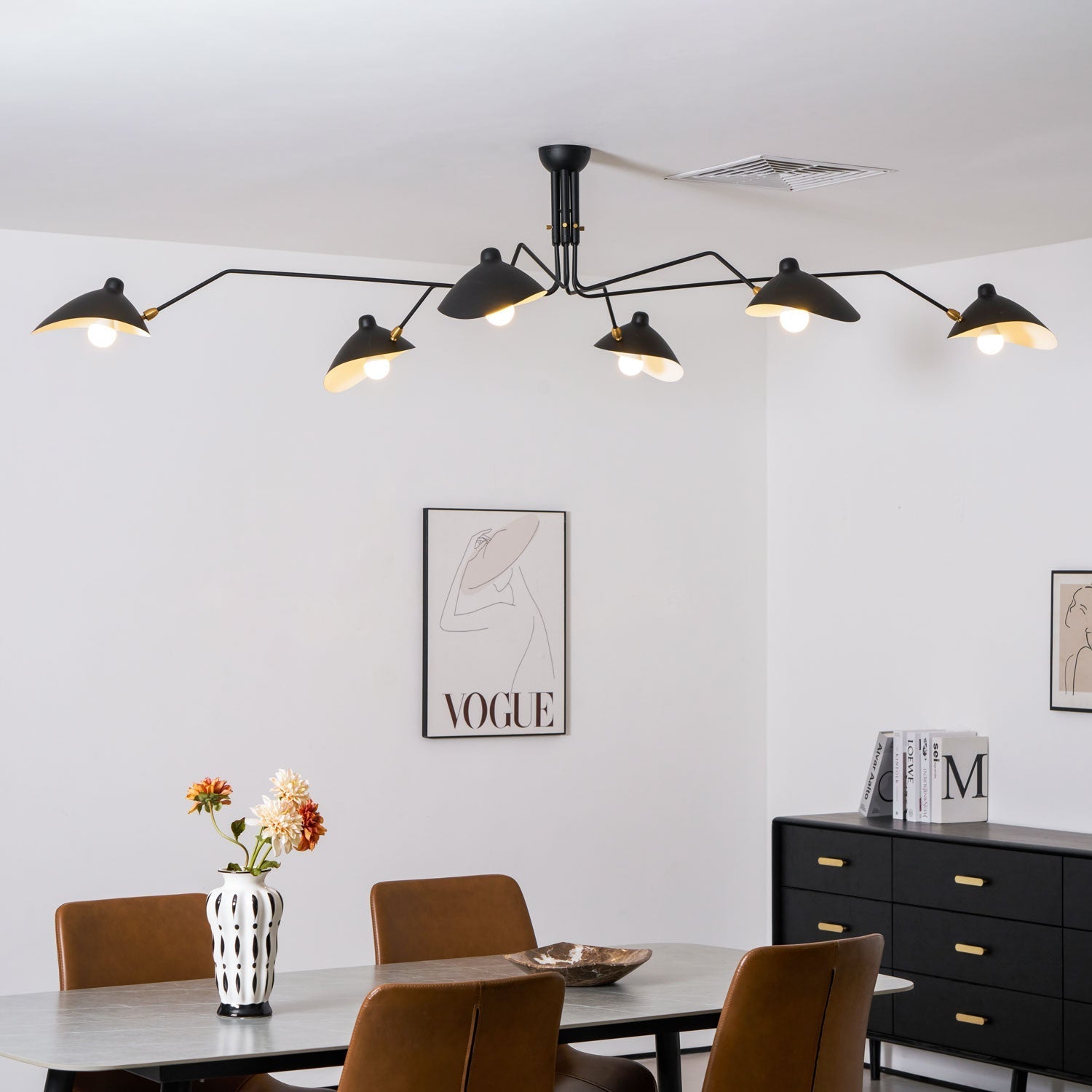 Adjustable Arm Ceiling Light | Statement Lighting