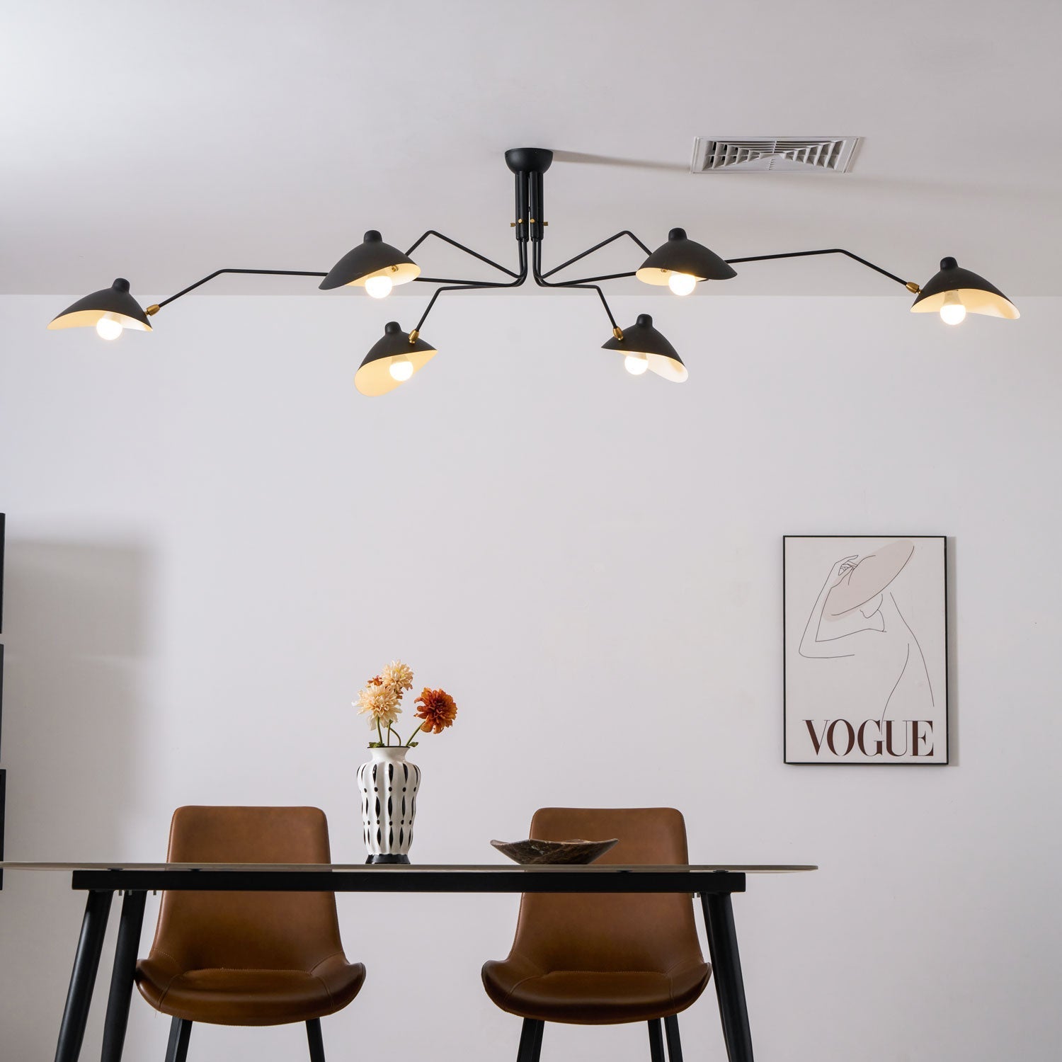 Adjustable Arm Ceiling Light | Statement Lighting